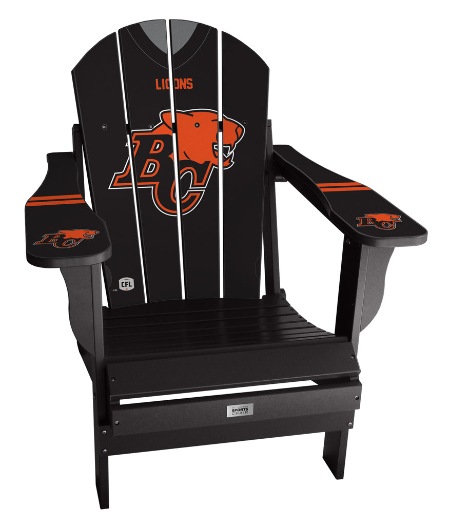 BC Lions Complete Custom with personalized name and number CFL Jersey Chair