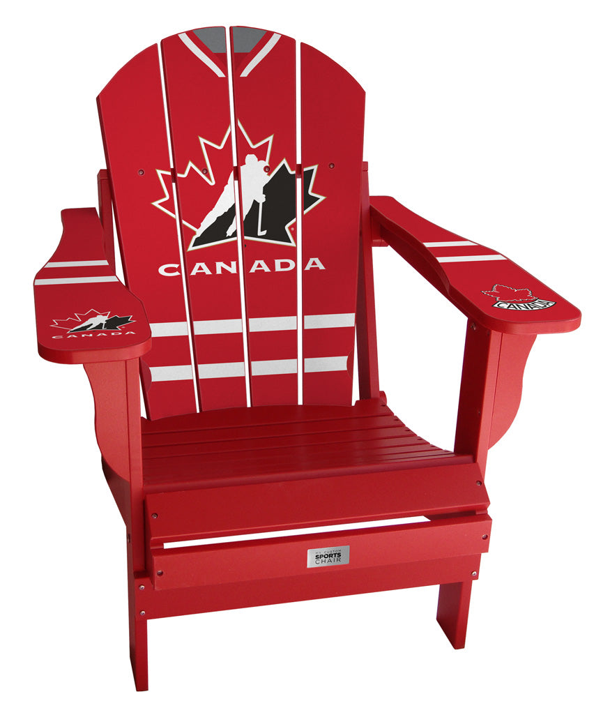 Hockey Canada 2008 Red Complete Custom with personalized name and number Chair Mini
