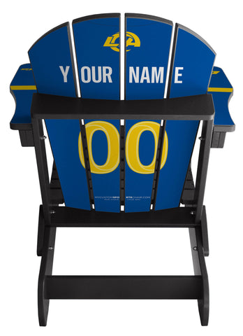 Los Angeles Rams Complete Custom with personalized name and number Jersey Chair