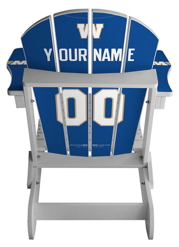Winnipeg Blue Bombers CFL Jersey Chair Mini