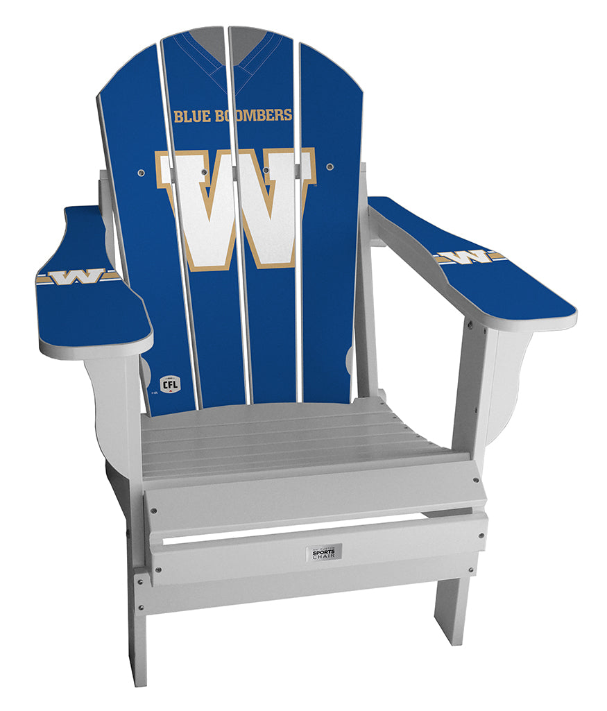 Winnipeg Blue Bombers Complete Custom with personalized name and number CFL Jersey Chair