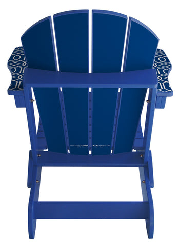 Blue Geometric Lifestyle Chair