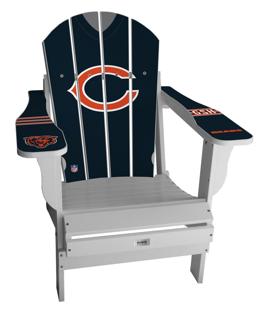 Chicago Bears Complete Custom with personalized name and number Jersey Chair