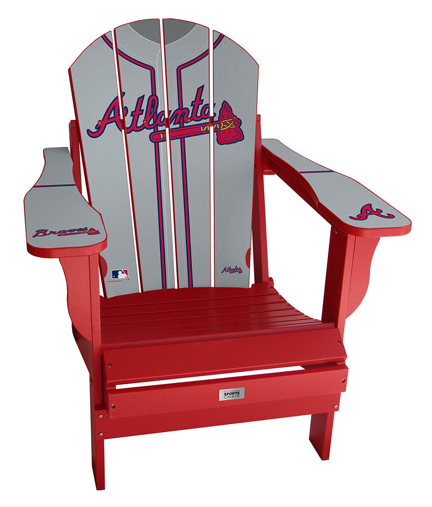Atlanta Braves Complete Custom with personalized name and number Jersey Chair