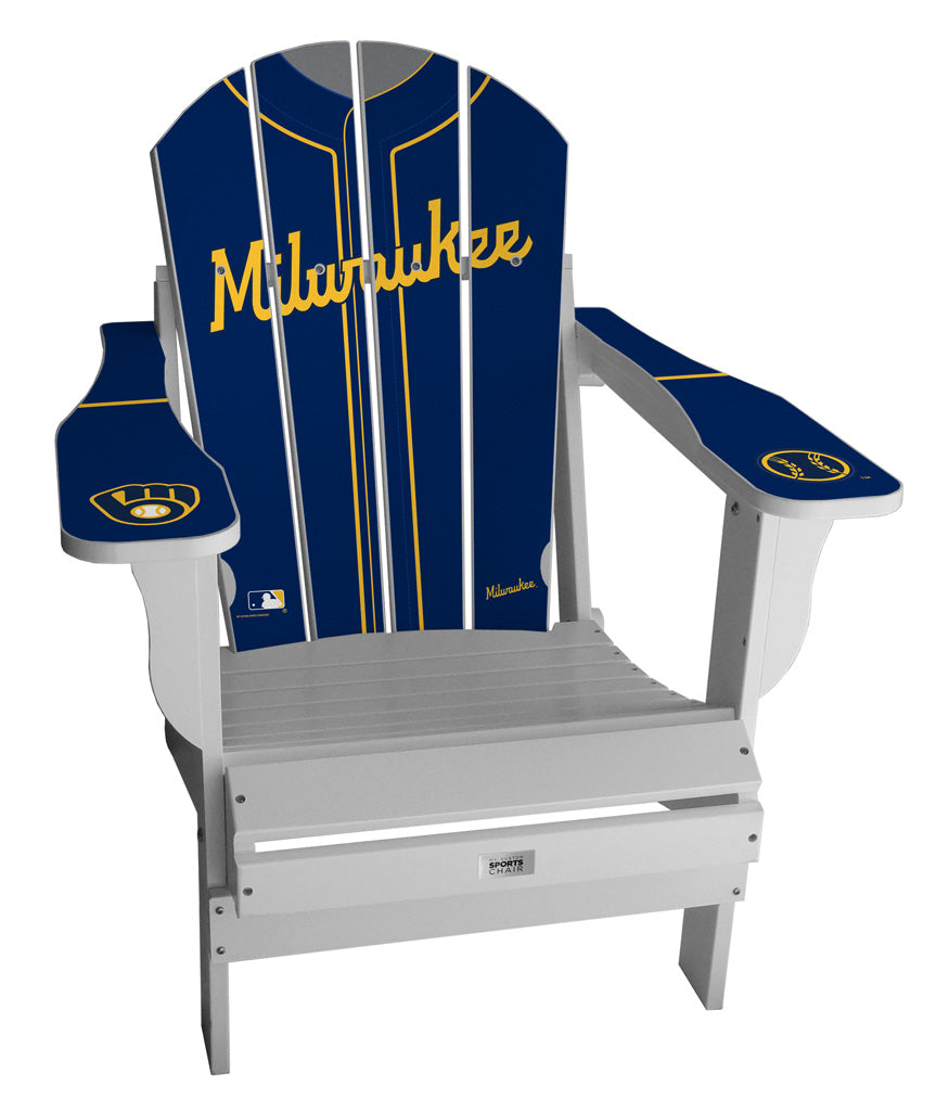 Milwaukee Brewers MLB Jersey Chair