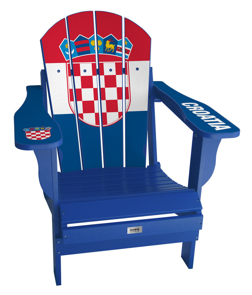 Croatia Flag Complete Custom with personalized name and number Chair