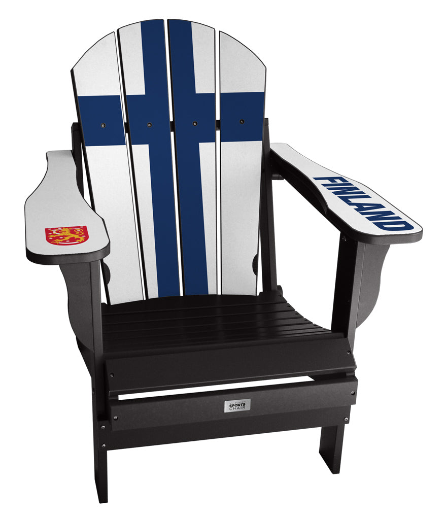 Finland Flag Complete Custom with personalized name and number Chair