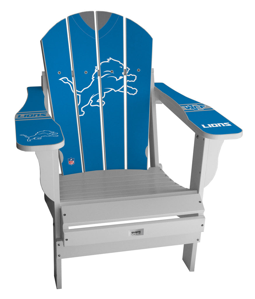 Detroit Lions Complete Custom with personalized name and number Jersey Chair