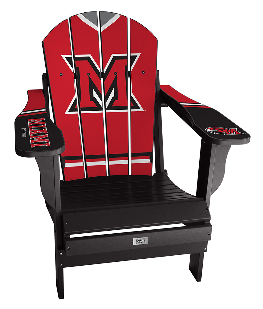 Miami University Complete Custom with personalized name and number Chair