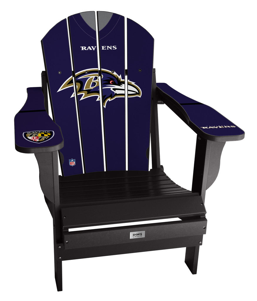 Baltimore Ravens Complete Custom with personalized name and number Jersey Chair