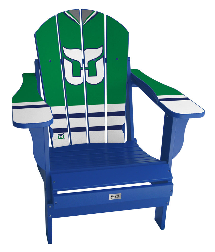 Vintage Hartford Whalers™ Complete Custom with personalized name and number Jersey Chair Mini