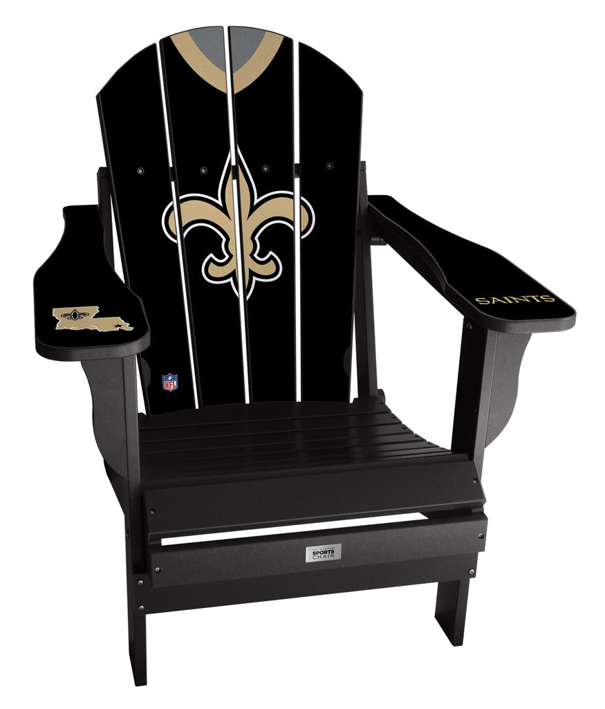 New Orleans Saints Custom with personalized name and number Jersey Chair