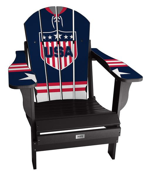 USA Classic International Custom with personalized name and number Chair Mini